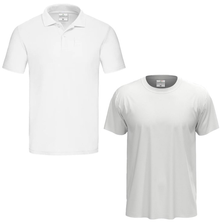 Kit Unisex Animatore T-shirt e Polo disponibili con varie taglie e colori