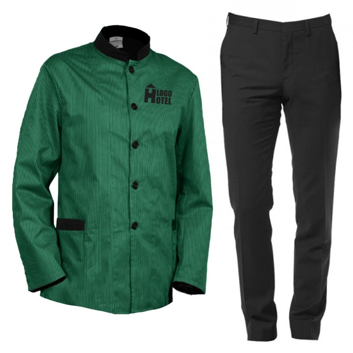 Uniforme Personalizzabile per Facchino e Bagagista con Giacca e Pantalone