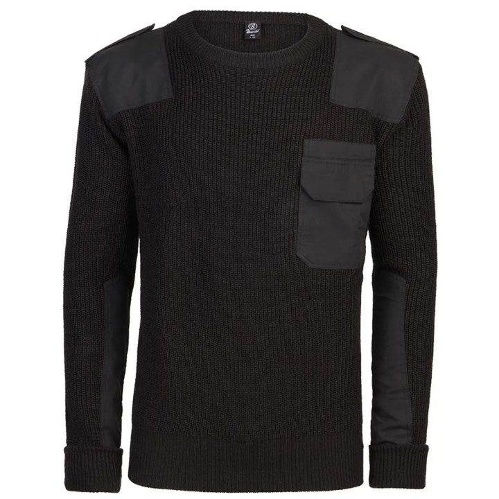 Maglione pullover Gomiti rinforzati Spalle rinforzate militare uomo invernale