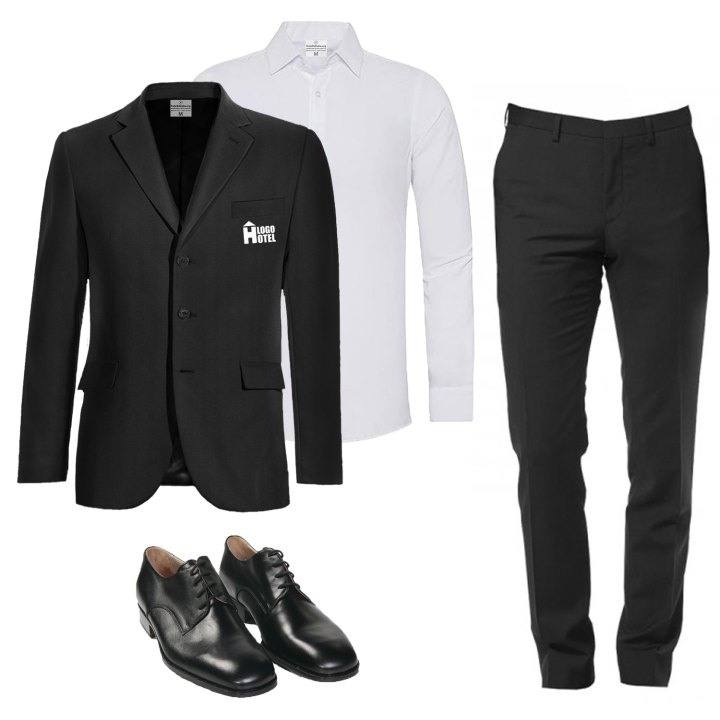 Kit completo Classico da uomo in fresco lana giacca camicia pantaloni e scarpe personalizzabile