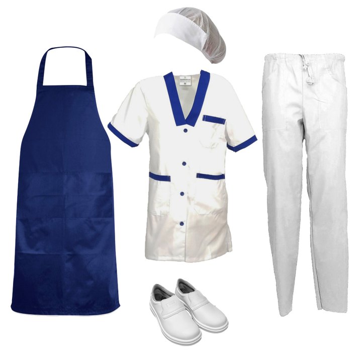 Divisa donna da lavoro  Ideale per caseifici, laboratori e supermercati Personalizzabile con il tuo logo per un look professionale e su misura