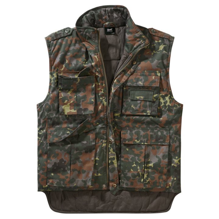 Gilet smanicato uomo imbottito tasche caccia invernale trapuntato cerniera moda