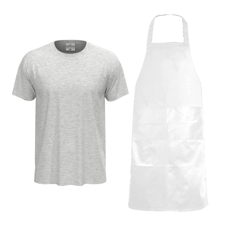 Kit Uomo per toelettatori con camice e grembiule PVC - personalizzabile con logo e nome