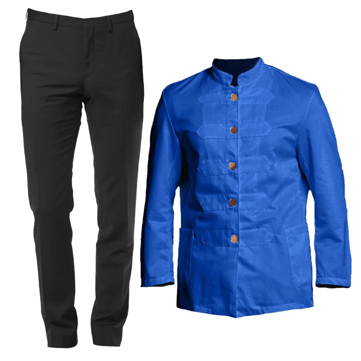 Kit Giacca e Pantalone per Baristi e Camerieri disponibili in diverse taglie e colori made in italy