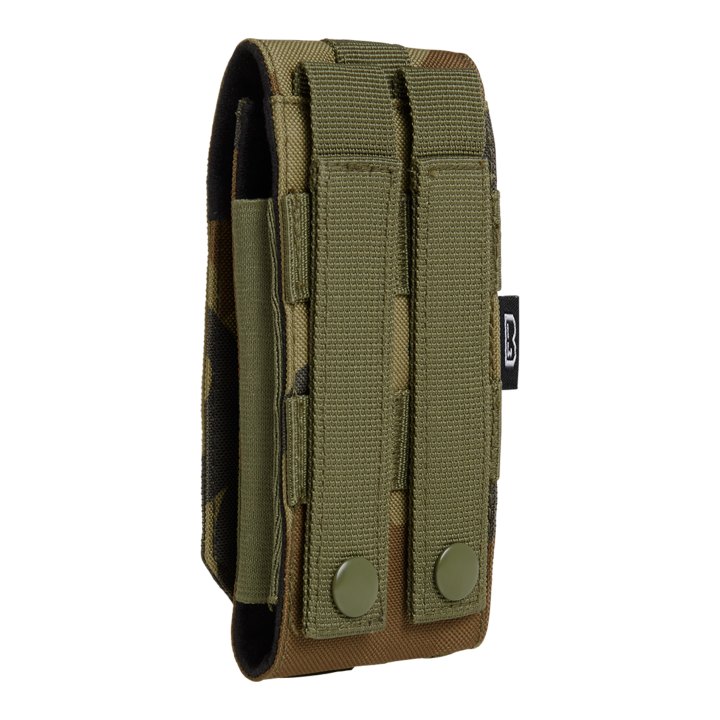 Porta Smartphone telefono sacca Custodia tattica due aperture per passacavi