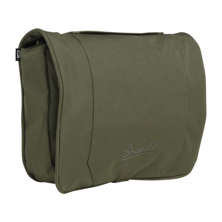 Borsa borsello uomo verde woodland militare grande scomparto pieghevole con cerniera perfette per l'organizzazione di accessori