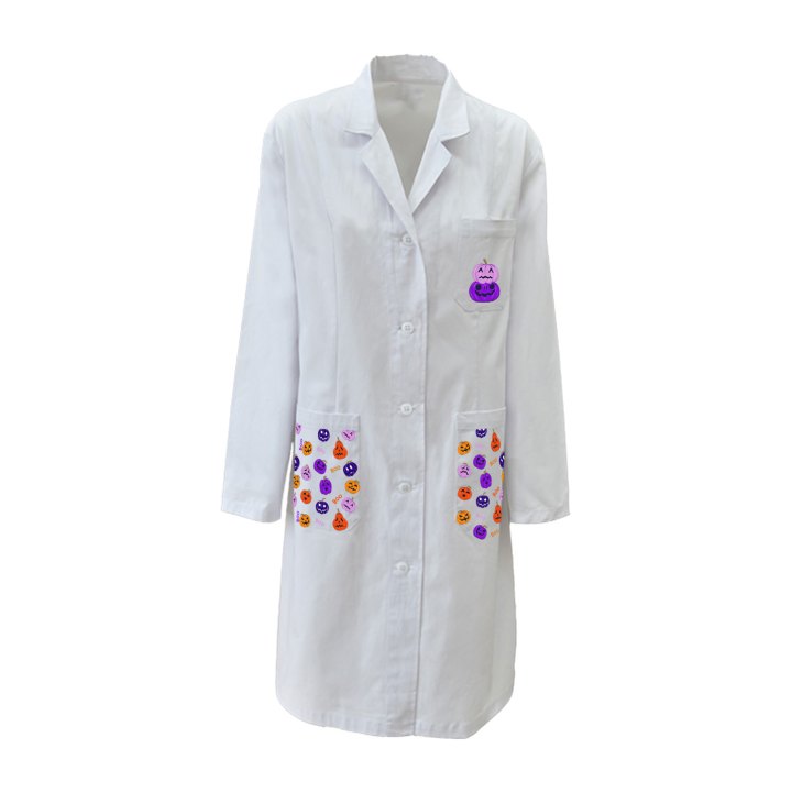 Camice Donna da medico dottore maestra veterinario - Halloween Edition.