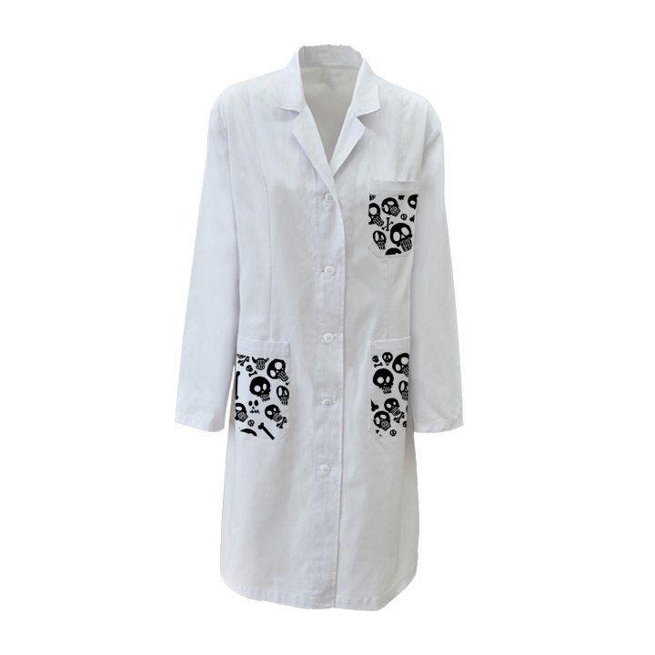 Camice Donna da medico dottore maestra veterinario - Halloween Edition.
