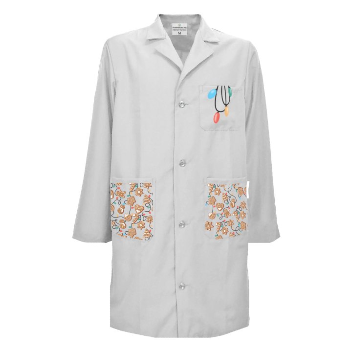 Camice Natalizio uomo pediatra clownterapy veterinario bambini abbigliamento pediatrico dottore Natale