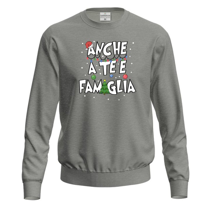 Felpa maglia maglione Natalizia unisex regalo abbigliamento Natalizio uomo donna Natale