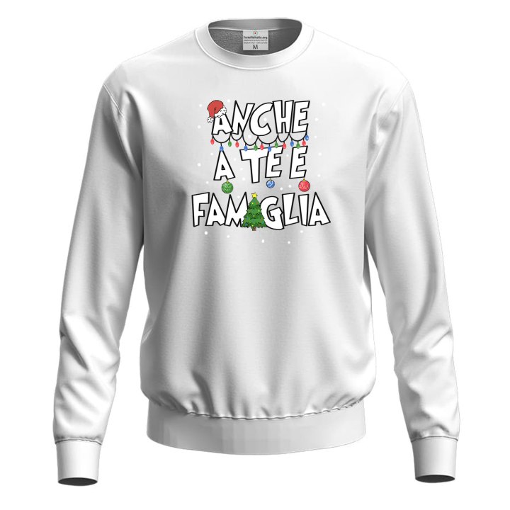 Felpa maglia maglione Natalizia unisex regalo abbigliamento Natalizio uomo donna Natale
