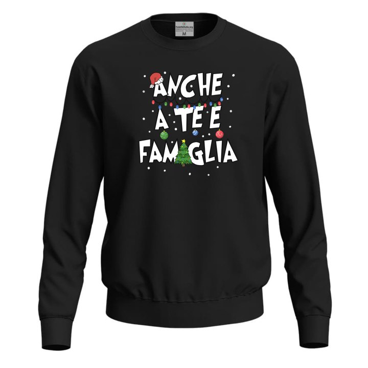 Felpa maglia maglione Natalizia unisex regalo abbigliamento Natalizio uomo donna Natale