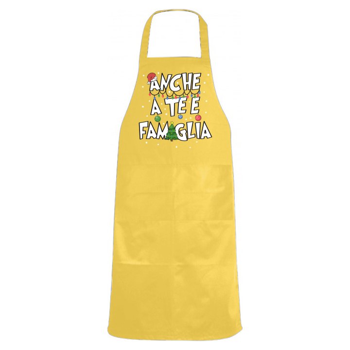 Grembiule Natalizio paravanti Cucina stampa Regalo per feste Natale ristoranti bar scuola cotone