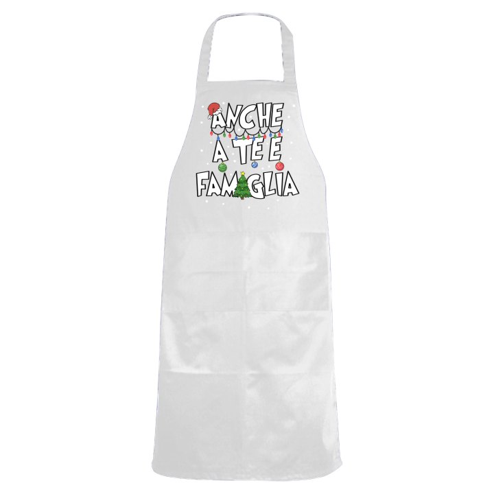 Grembiule Natalizio paravanti Cucina stampa Regalo per feste Natale ristoranti bar scuola cotone