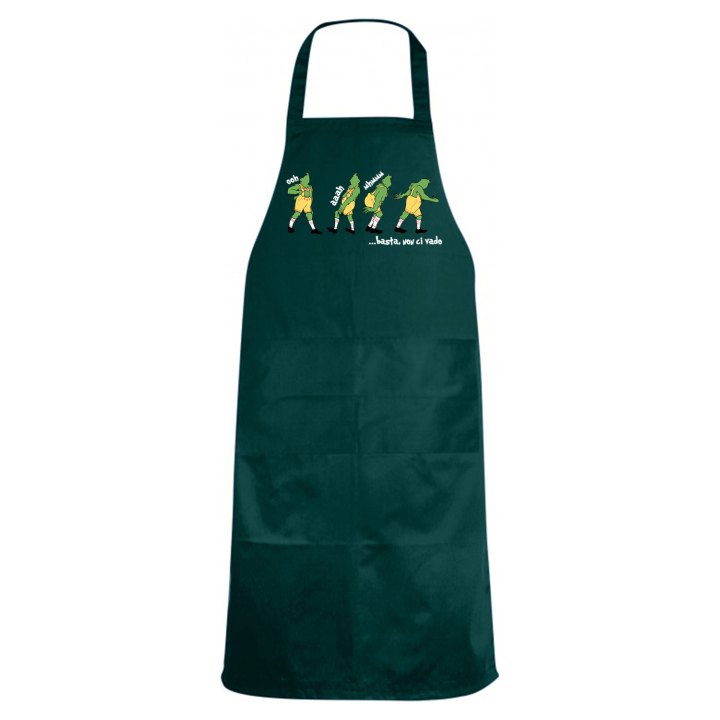 Grembiule cucina con stampa ristorante scuola laboratorio davantino cuoco chef Natale