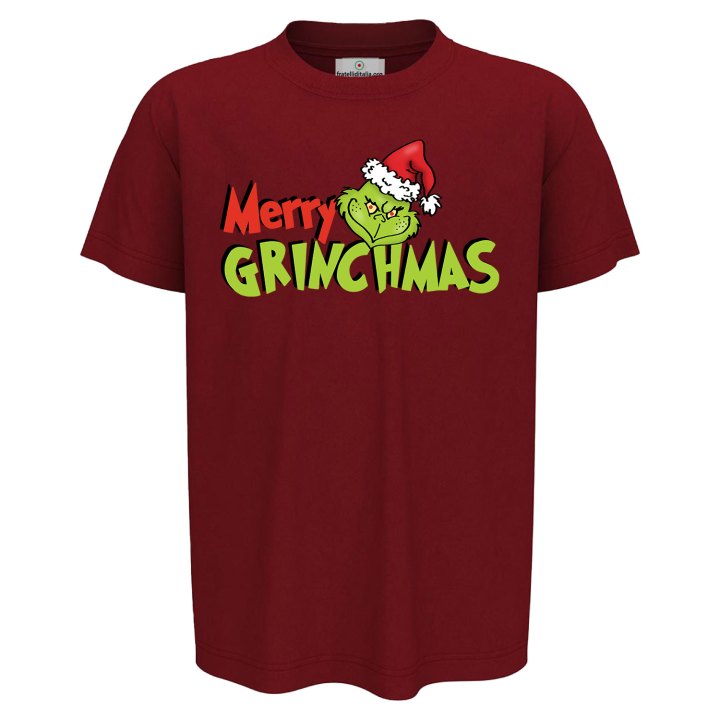 T-Shirt maglia Natalizia bambino cartoni animati Natale bambina vestiti Natalizi scuola festa