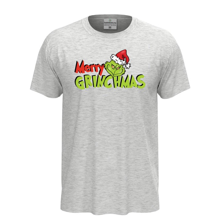 T-Shirt maglia Natalizia Unisex con stampa cinema elfo divertente tema Natale casual sportiva