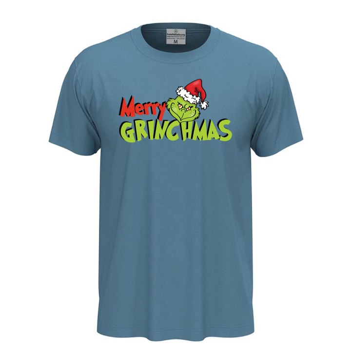 T-Shirt maglia Natalizia Unisex con stampa cinema elfo divertente tema Natale casual sportiva