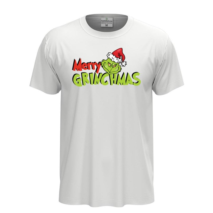 T-Shirt maglia Natalizia Unisex con stampa cinema elfo divertente tema Natale casual sportiva