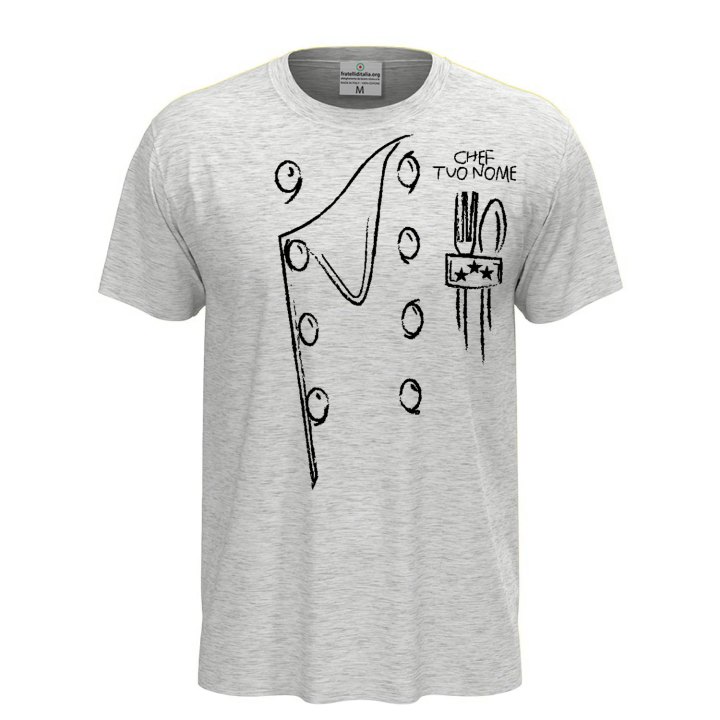 T-shirt maglia mezza manica con stampa DTF Casacca da cucina per uomo e donna