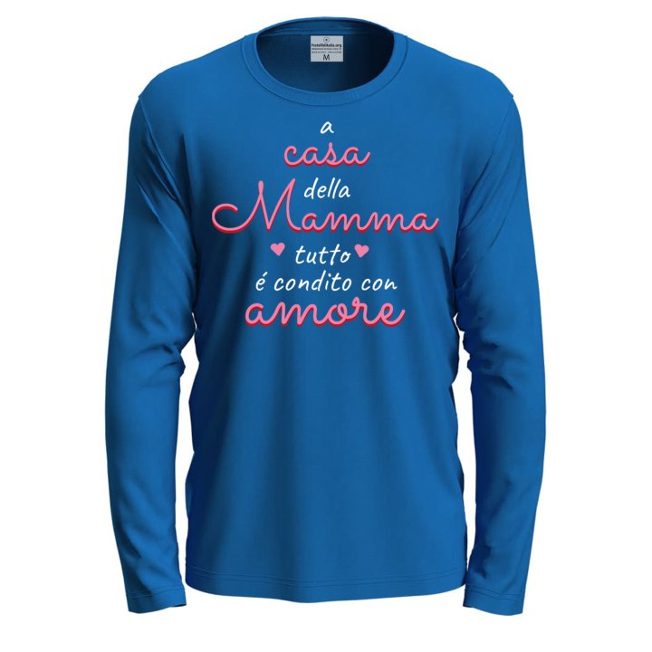 T-shirt a manica lunga Condito con amore  Idea regalo festa della mamma compleanno eventi