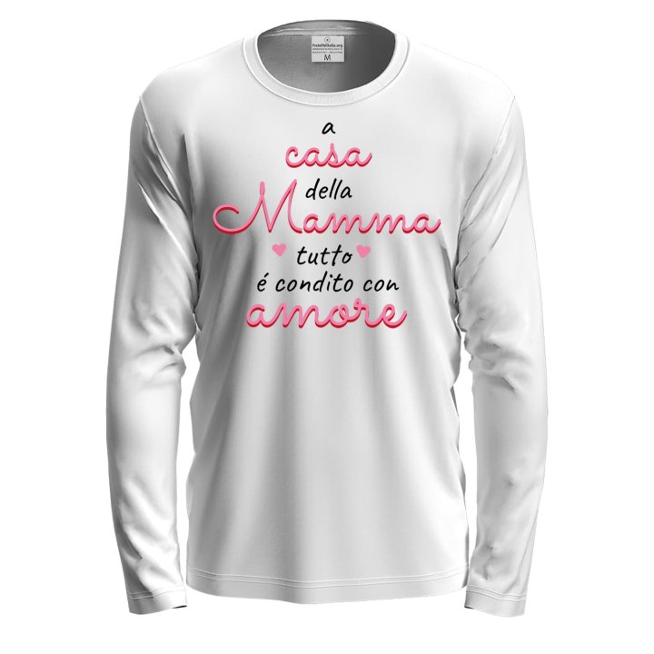 T-shirt a manica lunga Condito con amore  Idea regalo festa della mamma compleanno eventi