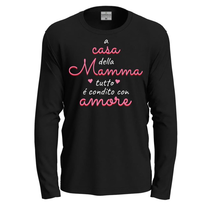 T-shirt a manica lunga Condito con amore  Idea regalo festa della mamma compleanno eventi