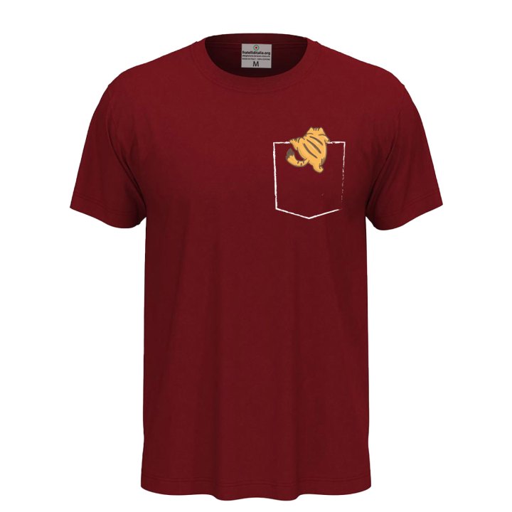 T-shirt unisex a manica corta con stampa "GATTO NEL TASCHINO" per toelettatori o veterinari, idea regalo amanti gatti