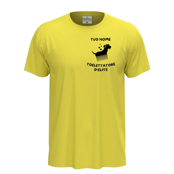 T-shirt unisex a manica corta con stampa toelettatore veterinari, idea regalo personalizzabile con nome