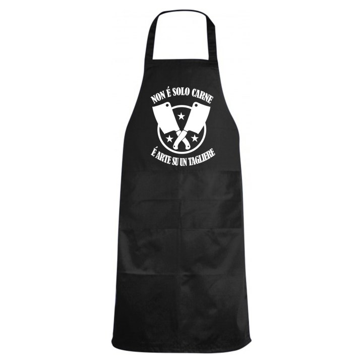 Grembiule da cucina con stampa DTF NON E' SOLO CARNE Idea regalo per macellaio steak house