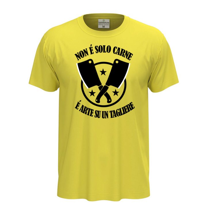 T-shirt unisex a manica corta con stampa DTF NON E' SOLO CARNE Idea regalo per macellaio