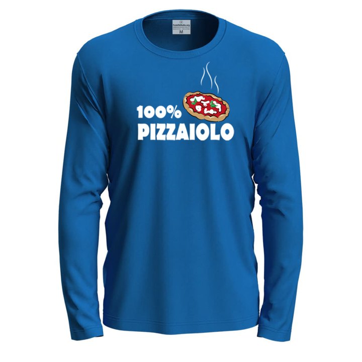 T-shirt a manica lunga con stampa  pizzaiolo idea regalo  per pizzaioli chef pizza