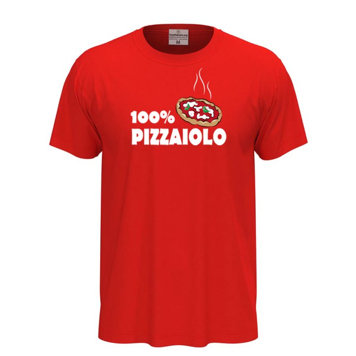 T-shirt abbigliamento pizzaiolo stampa pizzaiolo regalo  per pizzaioli cuochi e amanti della pizza