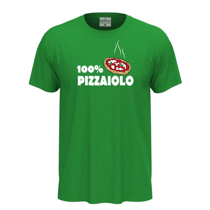 T-shirt abbigliamento pizzaiolo stampa pizzaiolo regalo  per pizzaioli cuochi e amanti della pizza