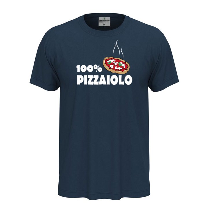 T-shirt abbigliamento pizzaiolo stampa pizzaiolo regalo  per pizzaioli cuochi e amanti della pizza
