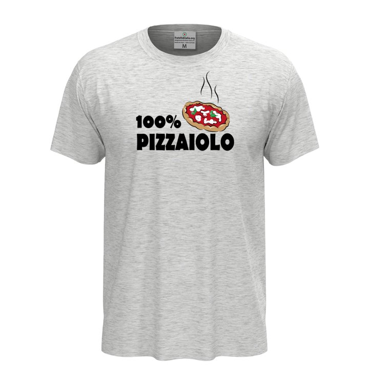T-shirt abbigliamento pizzaiolo stampa pizzaiolo regalo  per pizzaioli cuochi e amanti della pizza