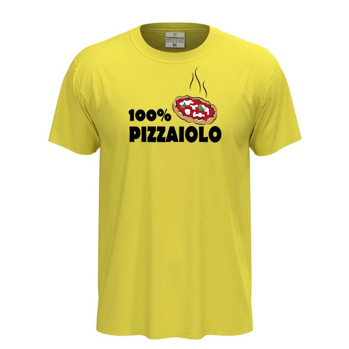 T-shirt abbigliamento pizzaiolo stampa pizzaiolo regalo  per pizzaioli cuochi e amanti della pizza