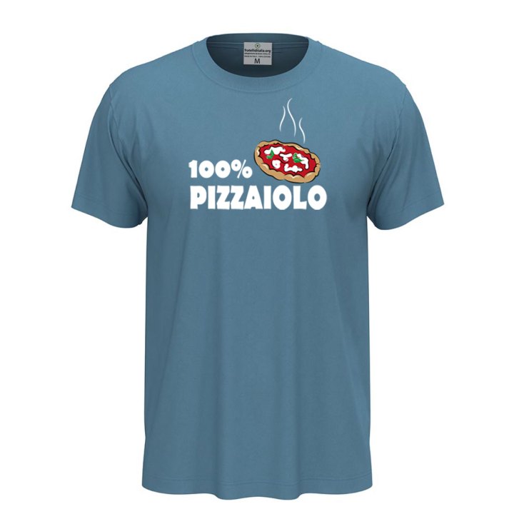 T-shirt abbigliamento pizzaiolo stampa pizzaiolo regalo  per pizzaioli cuochi e amanti della pizza