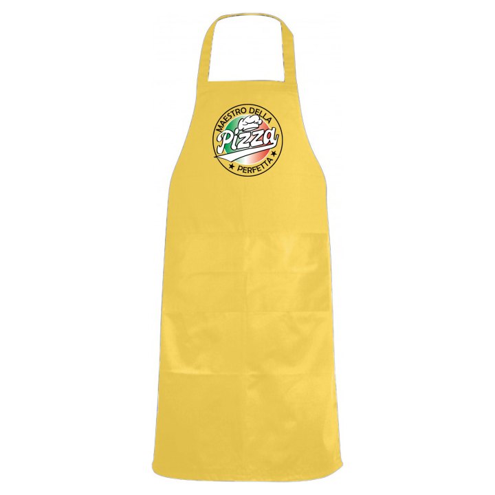 Grembiule da cucina pettorina "MAESTRO DELLA PIZZA", idea regalo  per pizzaioli, cuochi  pizza ristorante