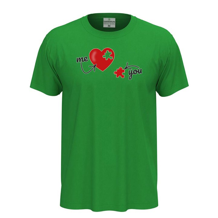 T-shirt maglia io e te unisex a manica corta con stampa  idea regalo per la coppia San Valentino