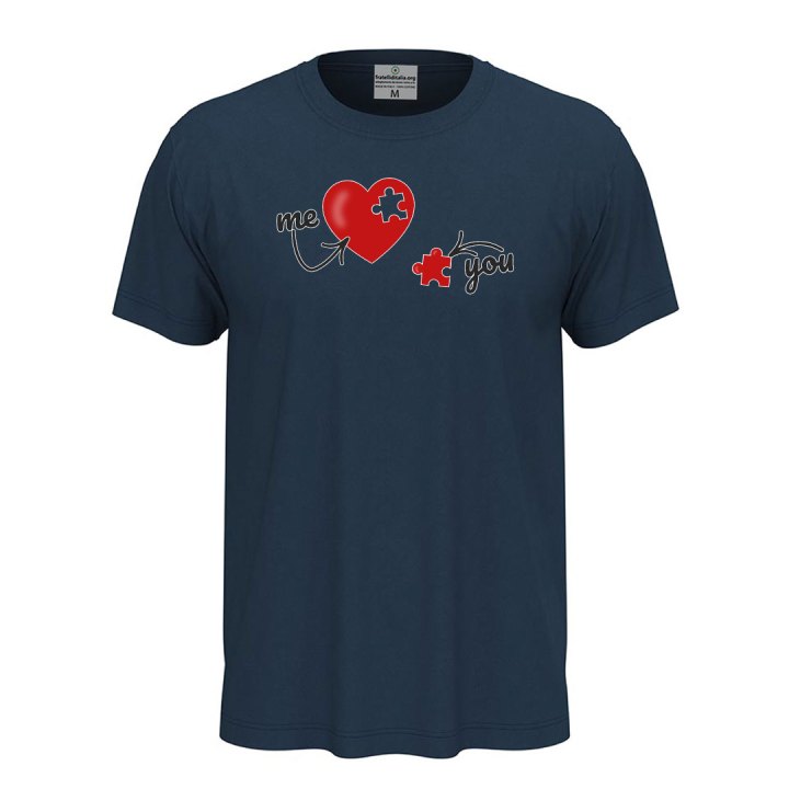 T-shirt maglia io e te unisex a manica corta con stampa  idea regalo per la coppia San Valentino