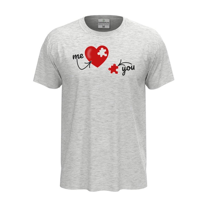 T-shirt maglia io e te unisex a manica corta con stampa  idea regalo per la coppia San Valentino