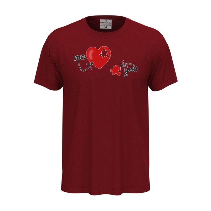 T-shirt maglia io e te unisex a manica corta con stampa  idea regalo per la coppia San Valentino