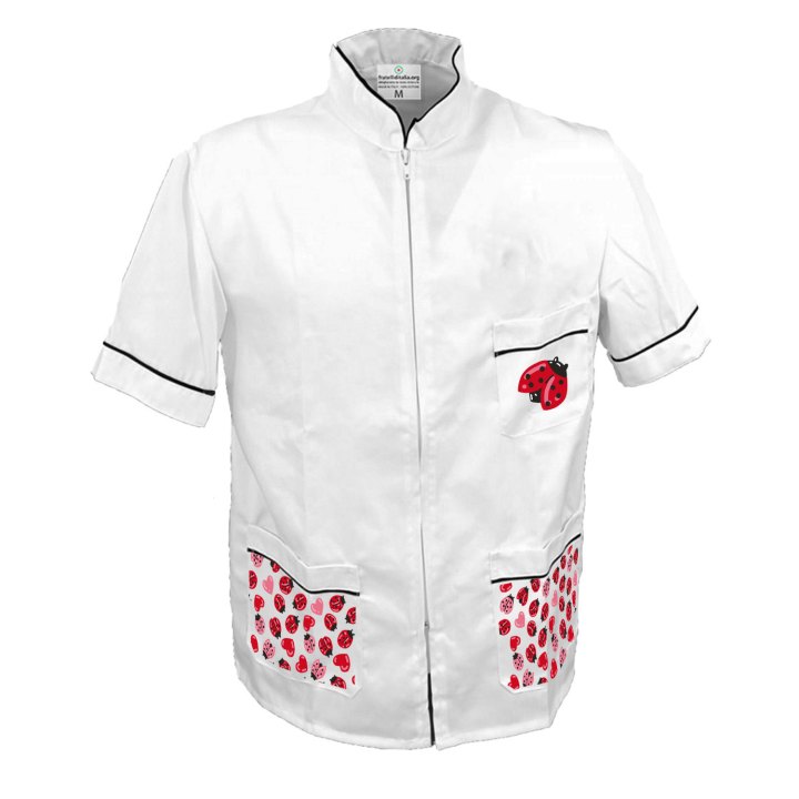 Casacca camice grembiule barbiere lavoro centro estetico uomo toelettatore amore san valentino