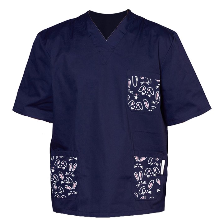 Hospital uniform doctor nurse Easter eggs rabbit for pediatrics veterinary