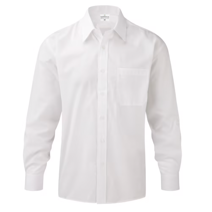 Camicia a manica lunga con taschino Resistente e professionale ideale come abbigliamento da lavoro, divisa da ristorazione e divise aziendali