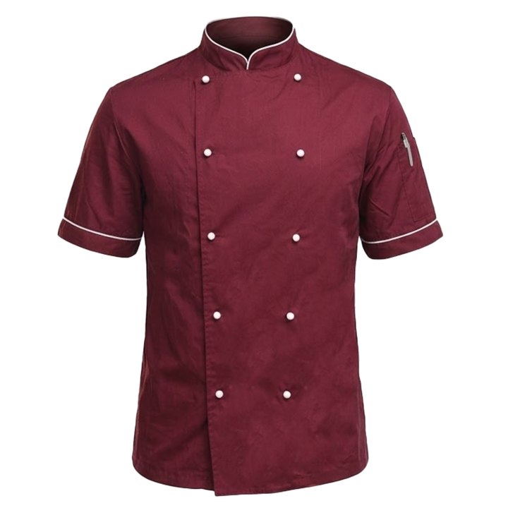 Giacca cuoco chef lavoro cucina ristorante estiva mezze maniche alimentari - Personalizzabile con il tuo logo