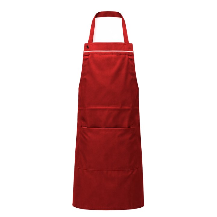 Grembiule Paravanti ristorante con Tasche Personalizzabile Lavoro Regolabile in Cotone Poliestere
