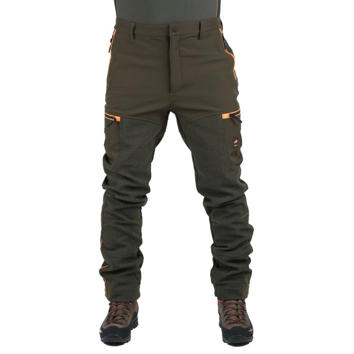 Pantalone da Caccia Impermeabile e Traspirante in Softshell con Membrana M-tex