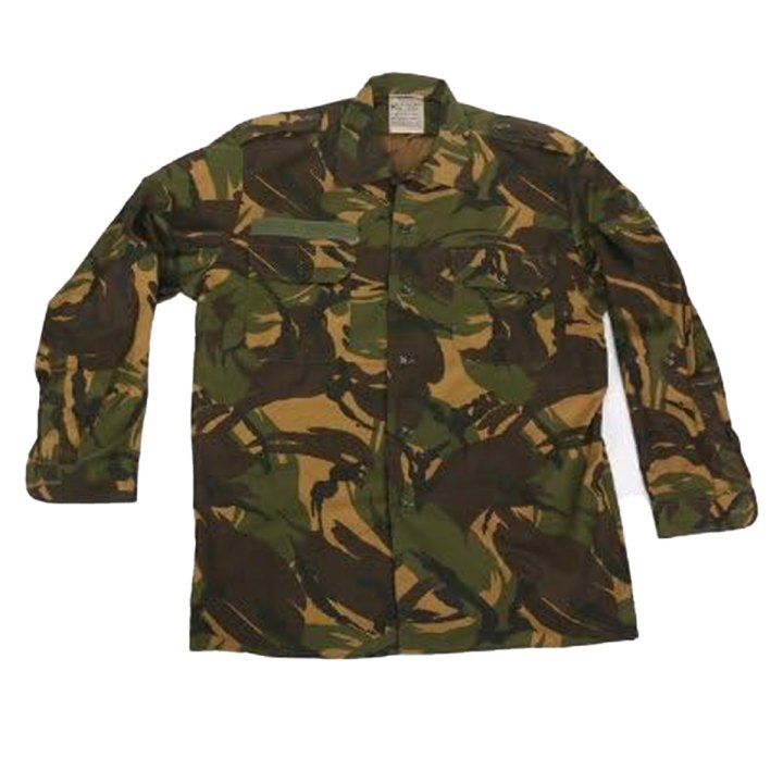 Camicia casacca militare croata mimetica cotone uomo slim - Personalizzabile con il tuo logo